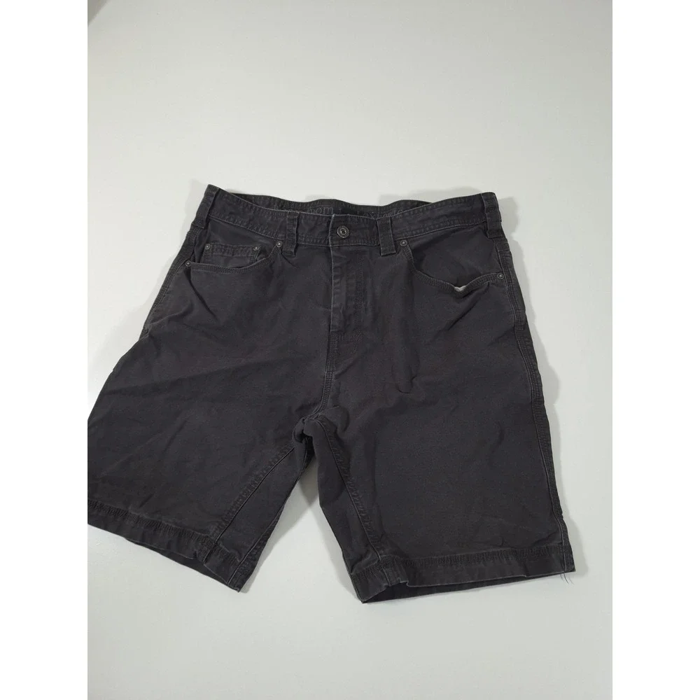 PrAna Bronson Shorts Mens 35 Cargo Gray Cotton Canvas 9